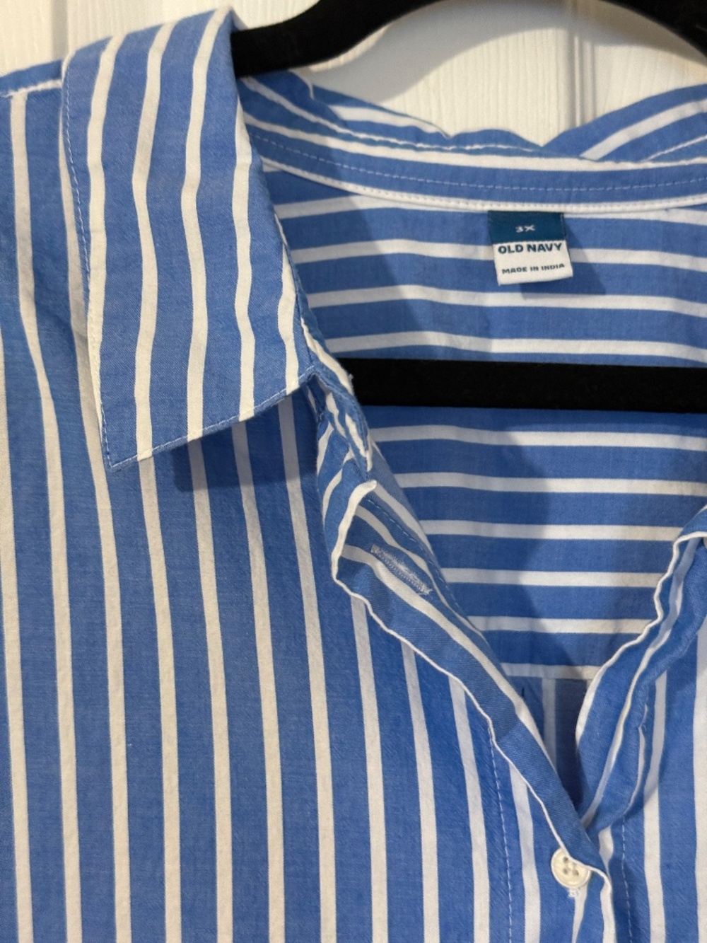 Old Navy Blue & White size 3X - Picture 2 of 3